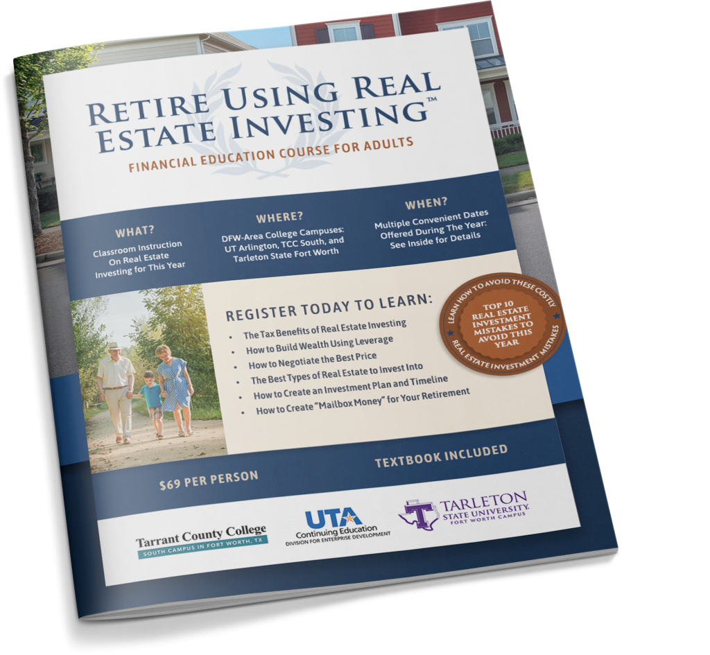 Retire Using Real Estate Investing™ Financial Education Official Course Catalog